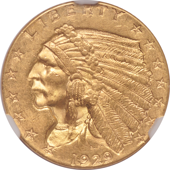 1925-D and 1929, both NGC MS-62