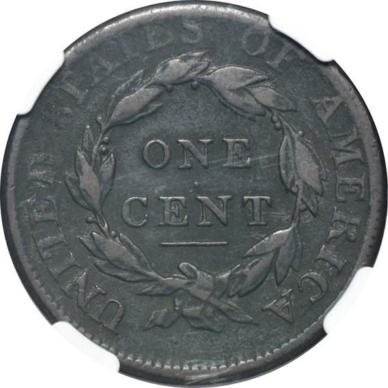 1812 Fine details/environmental damage, 1818 AU-58 BN, and an 1822 VF details/burnished, all NGC