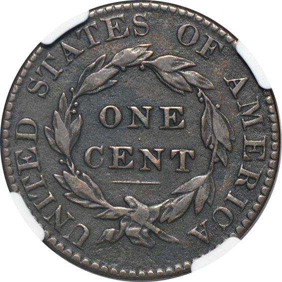 1812 Fine details/environmental damage, 1818 AU-58 BN, and an 1822 VF details/burnished, all NGC
