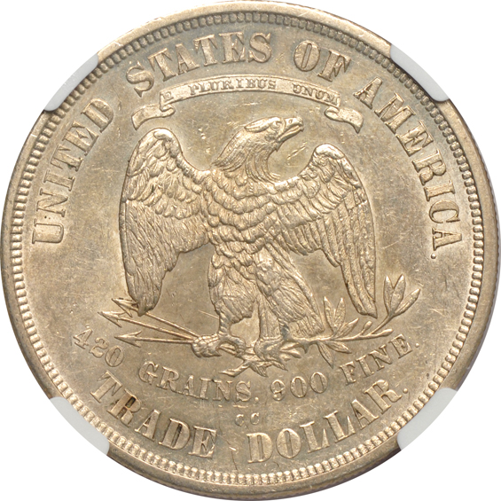 1874-CC Trade NGC MS-61