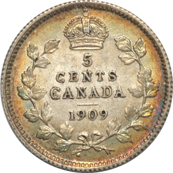 Canada - Forty silver five-cent pieces