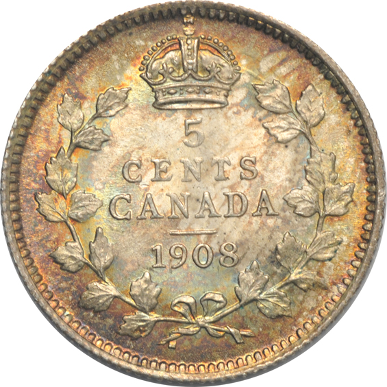 Canada - Forty silver five-cent pieces