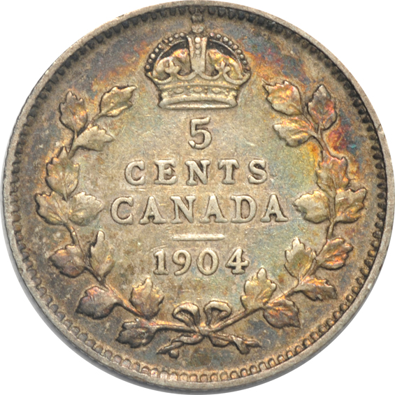 Canada - Forty silver five-cent pieces