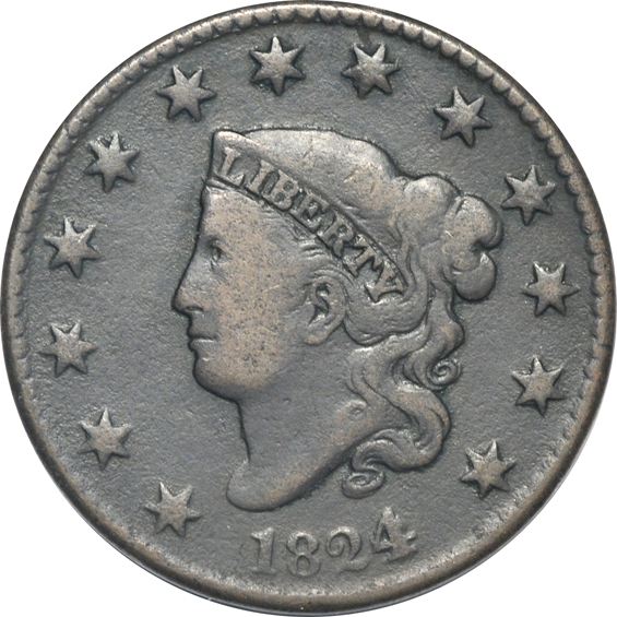 Fourteen large cents