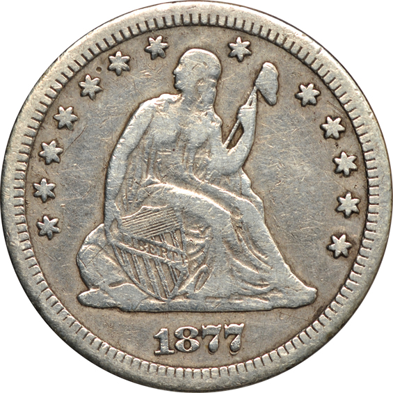Collection of twenty-six Seated Liberty quarters