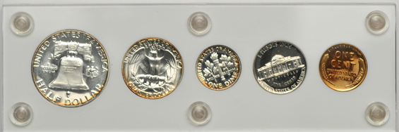 1951 Proof Set in a Capital Plastics holder