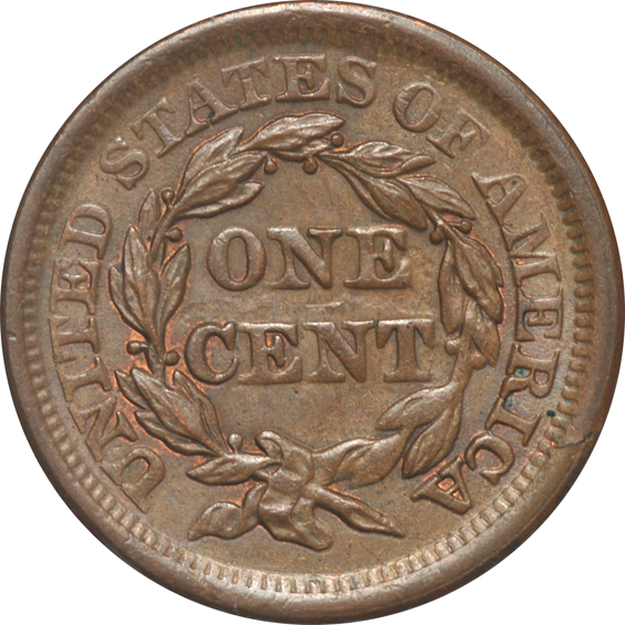 1857 Small Date, and an 1857 Large Date, both UNC