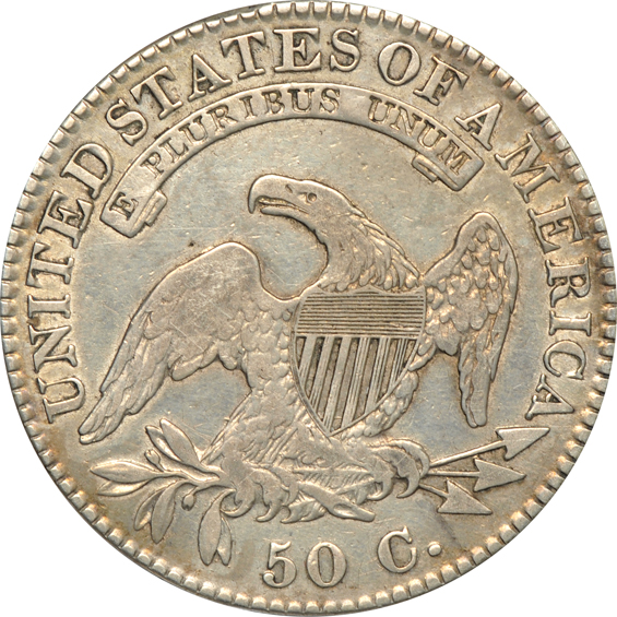 Collection of thirty Bust half-dollars ranging from 1821 to 1827