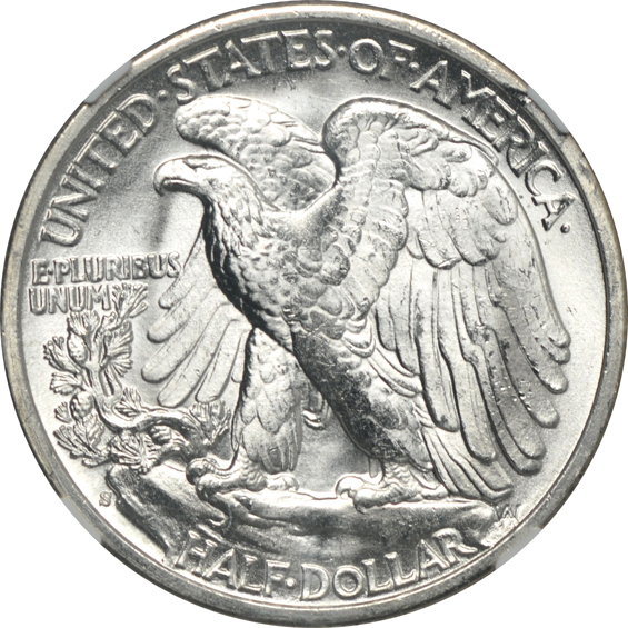 Four 1943-S, all NGC MS-65