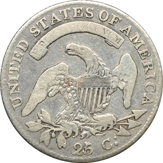 Collection of twenty-six Capped Bust quarters