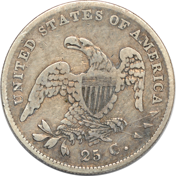 Collection of twenty-six Capped Bust quarters