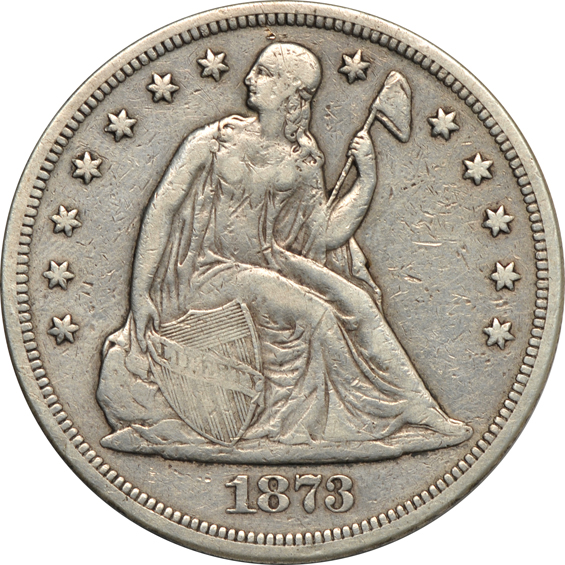 Collection of twenty different Liberty Seated silver dollars