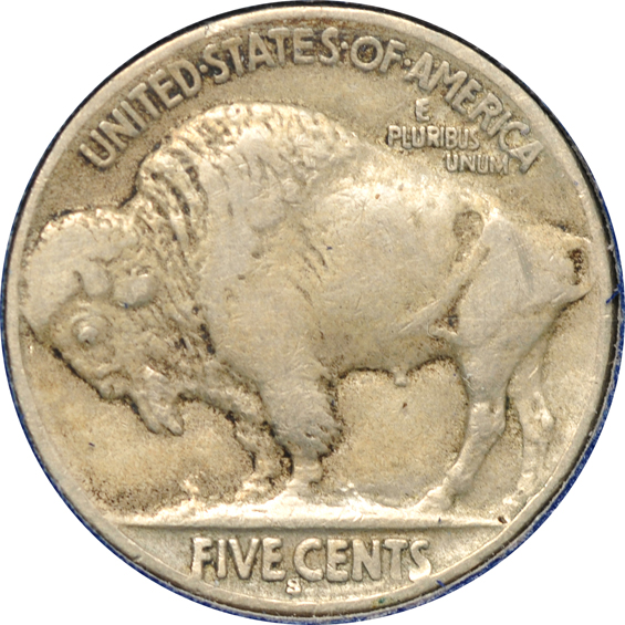 Nearly complete collection of Buffalo nickels in a Whitman 9408 album