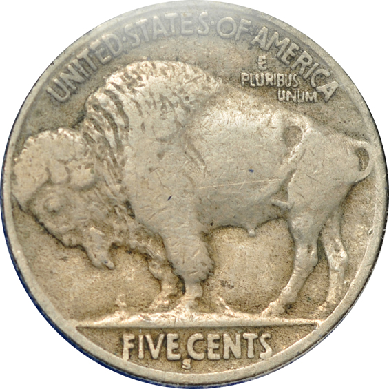 Nearly complete collection of Buffalo nickels in a Whitman 9408 album