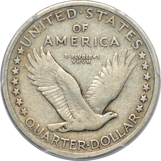 1916 Standing Liberty Quarter PCGS F-12