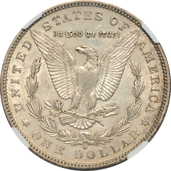 1893 AU-55, and an 1893-O XF-45, both NGC