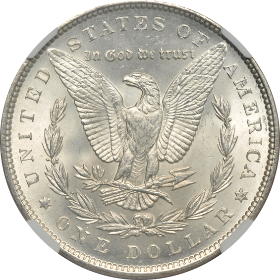 1882-CC NGC MS-64 CAC, and an 1899 NGC MS-64