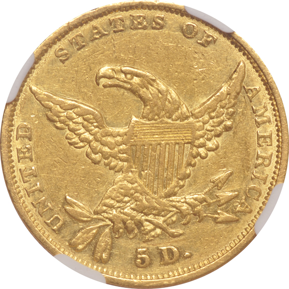 1834 Classic, Plain 4 NGC XF details/cleaned