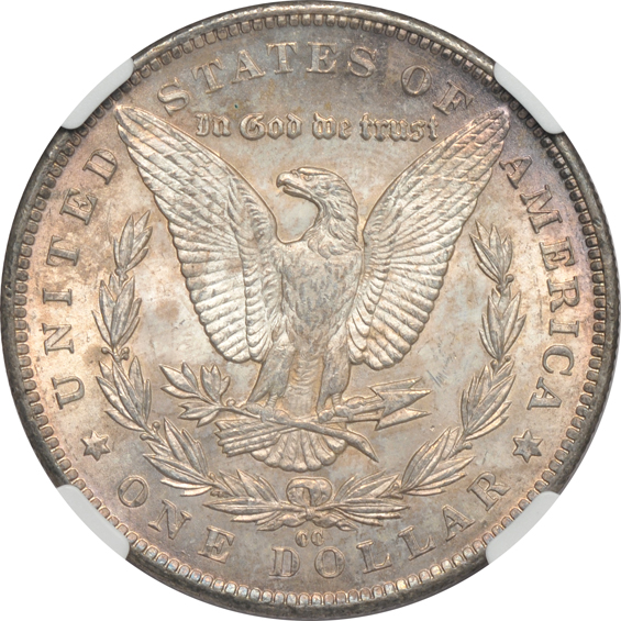 1891-CC VAM-3 Spitting Eagle NGC MS-63 CAC