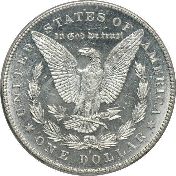 1879-S Reverse of 1878 PCGS MS-62