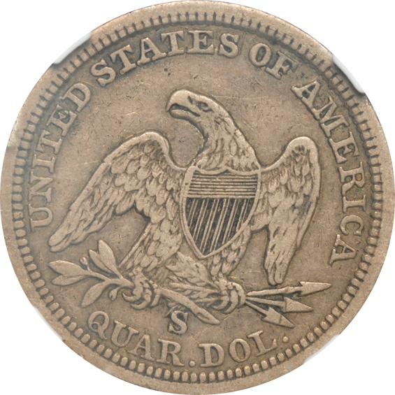 1856-S NGC VF-20 CAC