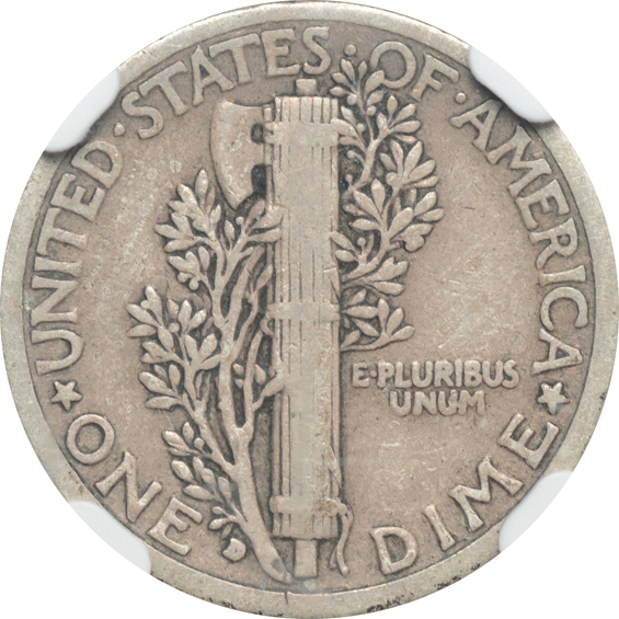 1916-D Mercury NGC F-12 CAC