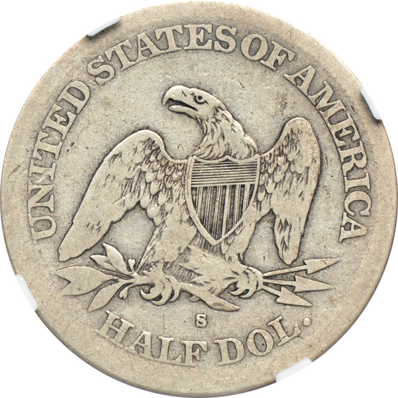 1866-S No Motto, 1879, and 1889, all NGC VG-8