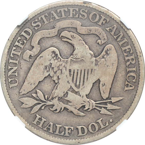 1866-S No Motto, 1879, and 1889, all NGC VG-8