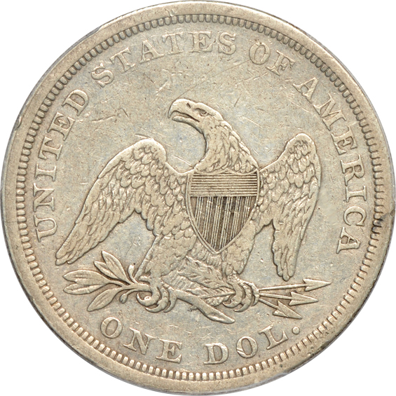 1865 PCGS VF-25