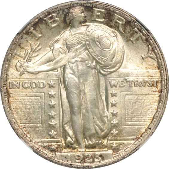 1917-D Type 1 NGC MS-63 CAC, and a 1923 NGC MS-64