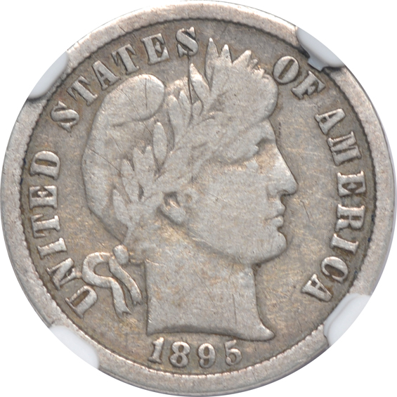 Complete collection of Barber dimes in a Library of Coins Vol. 9 album