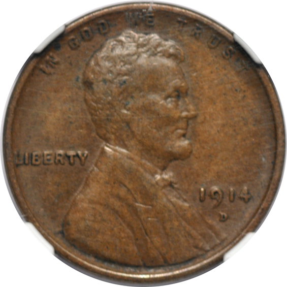 Collection of eighty-nine different Lincoln cents in a Wayte Raymond album