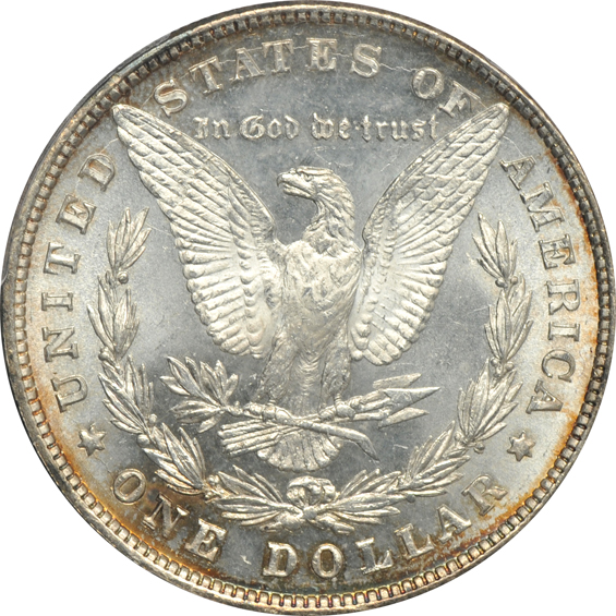 1878 8TF PCGS MS-63, and an 1892 NGC MS-63