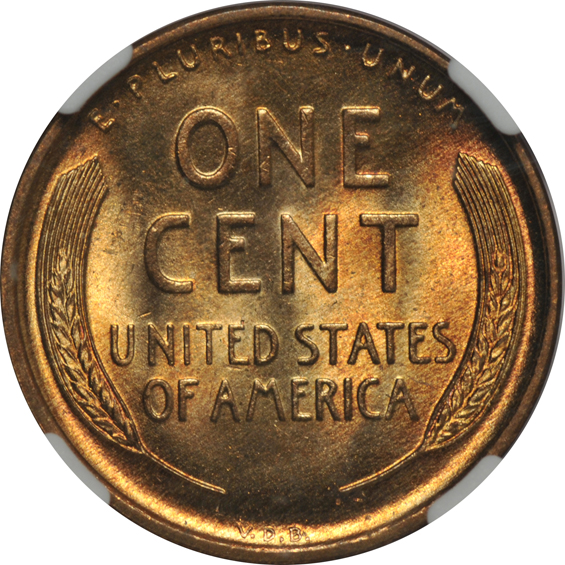 Two 1909 VDB, both NGC MS-66 RB