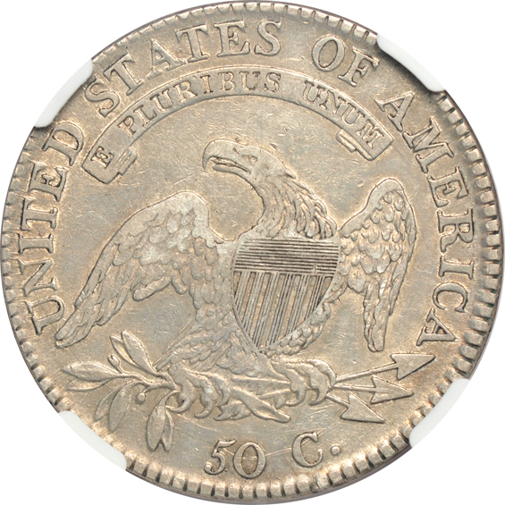 Four Capped Bust half-dollars certified by NGC