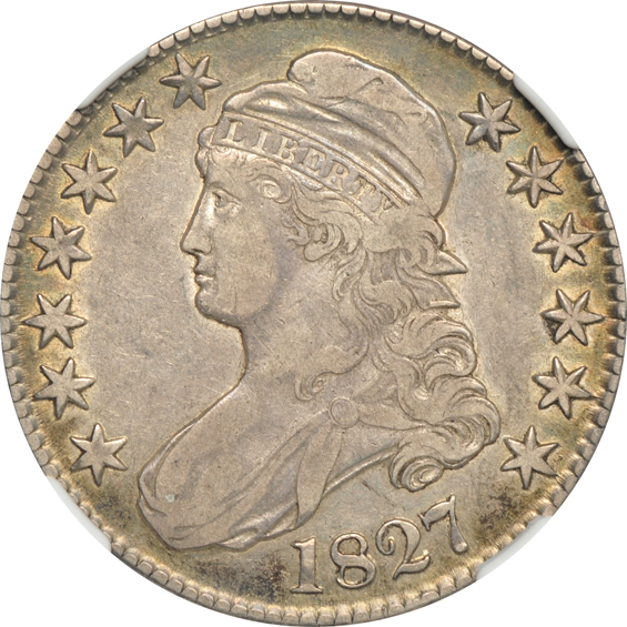 Four Capped Bust half-dollars certified by NGC