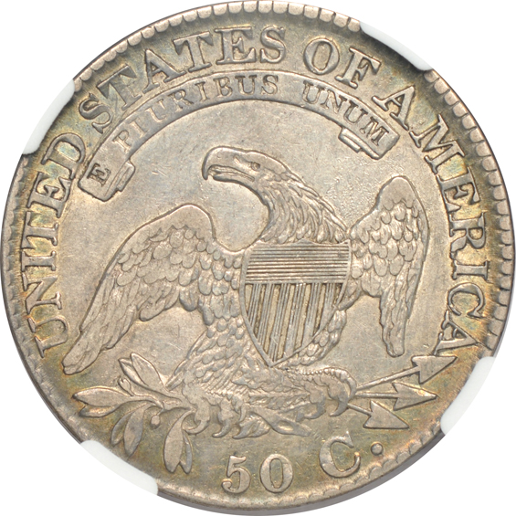 Four Capped Bust half-dollars certified by NGC