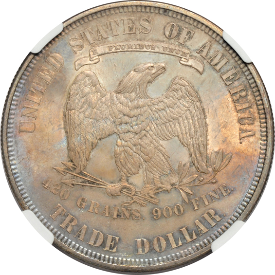 1876 Trade NGC MS-64