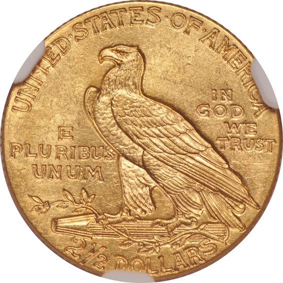 Four Indian Head quarter eagles certified by NGC