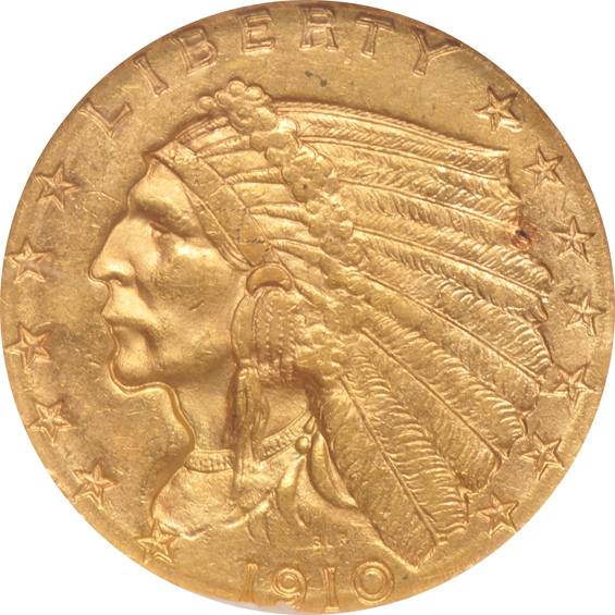 Four Indian Head quarter eagles certified by NGC