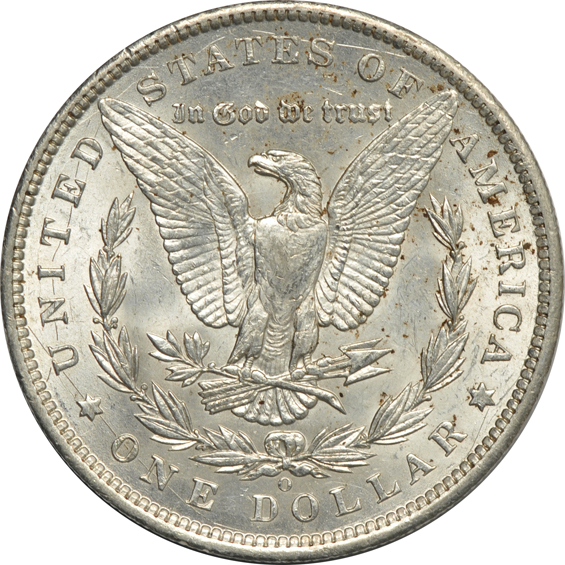 1894-O AU detail, 1895-O XF, and an 1896-O AU details/scratched