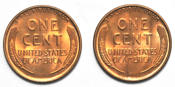 Five 1931-S, UNC details