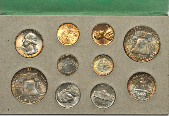 1954, 1956, and 1958 Mint Sets