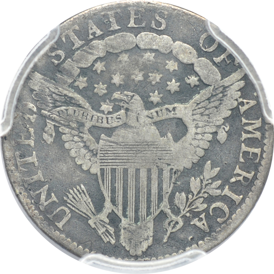 1798 Large 8 VG details/damaged, and an 1805 5 Berries VG details/smoothed, both PCGS