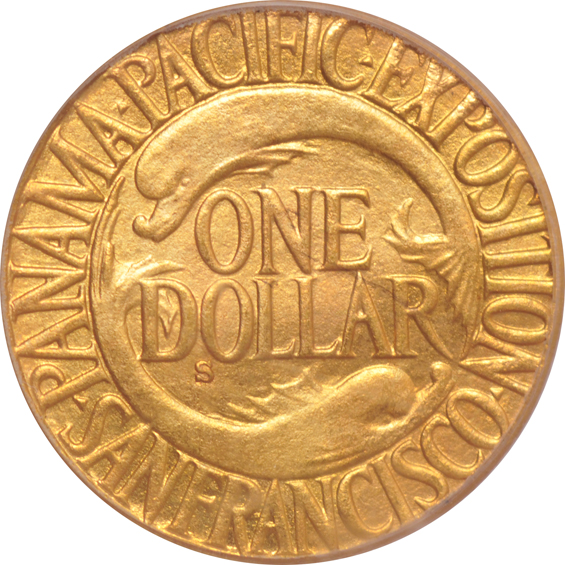 1915-S Panama-Pacific PCGS MS-66