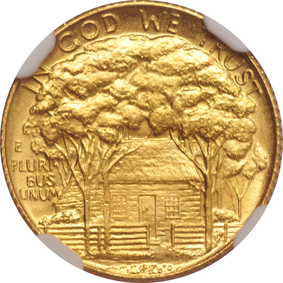 1922 Grant Memorial With Star NGC MS-66