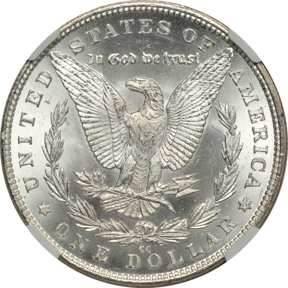 1883-CC MS-64, and an 1883-CC MS-65, both NGC