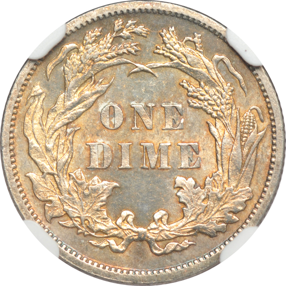 1885 MS-62, and an 1889 MS-63 CAC, both NGC