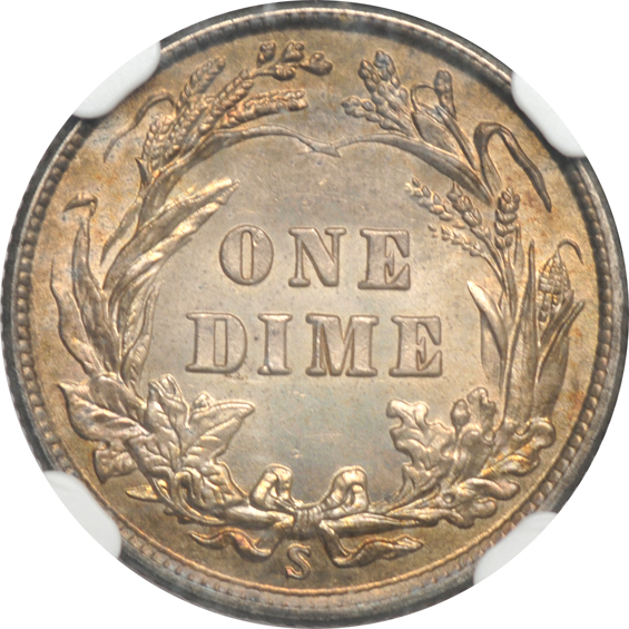 1905 PCGS MS-65, and a 1912-S NGC MS-63