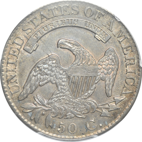 1826 AU-55, and an 1834 Small Date, Small Letters AU-50, both PCGS